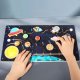 Bakalu koka labirints Saules sistēma Montessori planētas