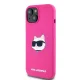 Karl Lagerfeld iPhone 15 Plus / 14 Plus Case Silicone Choupette Head MagSafe, Pink