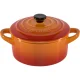 Mini kastroļu komplekts Le Creuset Stoneware 4 gab., 0.25 l, sarkans