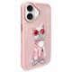 Чехол Nimmy Glasses Cool Cat для iPhone 16, Розовый