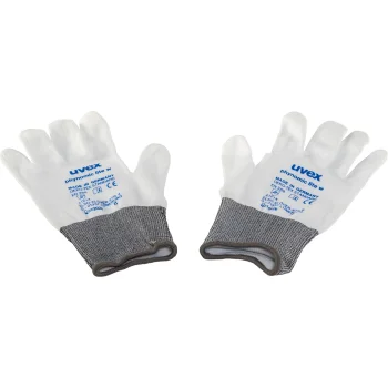 Монтажные защитные перчатки uvex phynomic lite w, размер 8, белые/серые