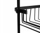 Ruhhy 00016723 Hanging Shower Caddy, Black