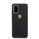 Чехол Ferrari для Samsung Galaxy S20+ Silicone, черный