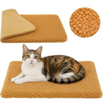 Self-Heating Mat for Dogs and Cats, Brown, 56x44 cm
