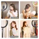 LED Ring Light 30cm with Tripod Stand Up to 1.65m and Phone Holder, USB