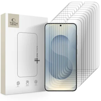 Aizsargstikls Tech-Protect Samsung Galaxy S24 / S25, 9H, 10 gab., caurspīdīgs