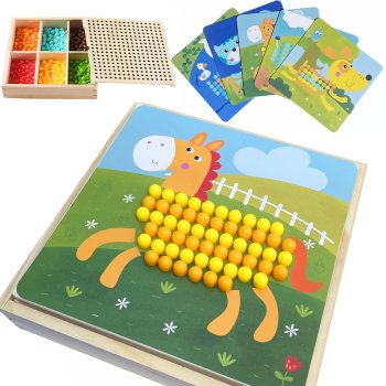 Деревянная игра Грибная ферма Zkb-915