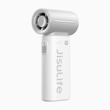 Rokas ventilators Jisulife Life9, 3600 mAh, USB-C, pelēks