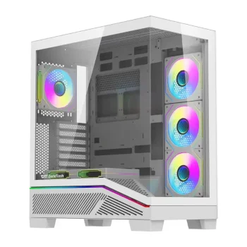 Computer Case Darkflash K430 with 6 Fans, White