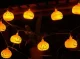 Ķirbju Gaismas 10 Led Karājas Halloween 200Cm Kvēlojoša Apdare Ķirbju | Pumpkin Lights Hanging Halloween Luminous...