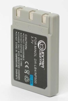 Minolta, battery NP-500, NP-600,DR-LB4