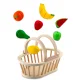 Rotaļu Koka Griežamie Augļi 9 gab. RK-870 Ricokids | Toy Wooden Cutting Fruits