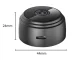 Bezvadu mini WiFi kamera Full HD, melna