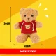 Плюшевый мишка Kruzzel 00026760, 30 см, светло-коричневый