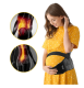 4Fizjo 1067 Elastic Maternity Belt for Belly Support, Black, Size L