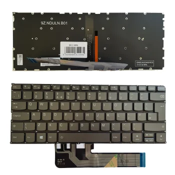 Клавиатура Lenovo Yoga 730-13 / 730-15 с подсветкой, UK, черная