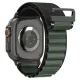 Spigen WBF1 siksniņa Apple Watch 44 / 45 / 46 / 49 mm, melna un zaļa