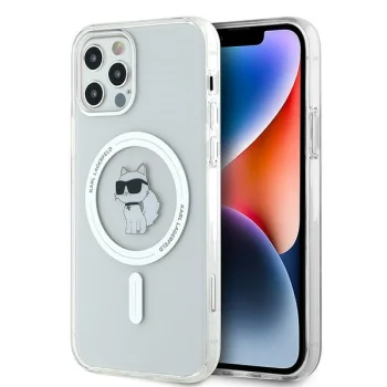 Чехол Karl Lagerfeld для iPhone 12 / 12 Pro IML Choupette MagSafe, прозрачный