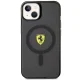 Ferrari iPhone 14 Plus vāciņš Translucent MagSafe, melns