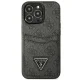 Guess 4G Triangle Logo Cardslot vāciņš iPhone 13 / 13 Pro, melns
