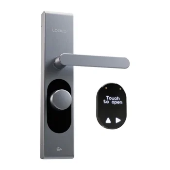 Viedā durvju slēdzene LOQED Touch Smart Lock, Wi-Fi / Bluetooth, sudraba
