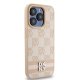 DKNY iPhone 15 Pro Max vāciņš Checkered Mono Pattern & Printed Stripes, rozā