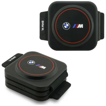 Беспроводное зарядное устройство 3-в-1 BMW M Qi2 15W Print Logo - Красное