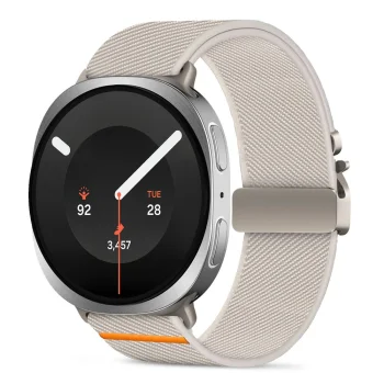 Ремешок Tech-Protect Nylon Clasp для Samsung Galaxy Watch 40/44/46 мм, бежевый (Starlight)