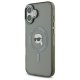 Karl Lagerfeld iPhone 16 Plus Case IML Metal Karl Head MagSafe, Black