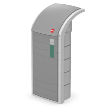 Контейнер для сортировки отходов Hailo ProfiLine WSB Design XXXL 120 л, серый
