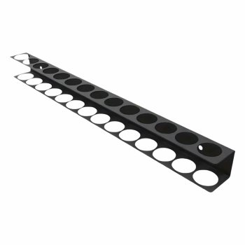 Sienas instrumentu turētājs, 50 cm, melns