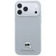 Чехол Karl Lagerfeld Grained Karl Head Metal MagSafe для iPhone 18 Pro Max / 17 Pro Max, серый