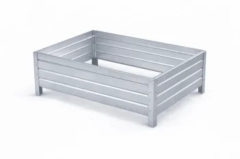 Оцинкованная высокая грядка Klasika Garden 950x750x200 мм