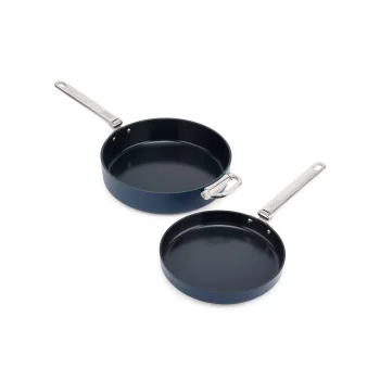 Joseph Joseph Space 2-Piece Frying Pan Set 24 / 28 cm, Blue