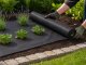 Thick Black Weed Control Fabric 50g/m² 1x20m