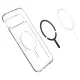 Google Pixel 9 Pro XL Spigen Ultra Hybrid OneTap Ring MagSafe Case Cover, White | Чехол Кабура Кейс...