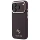Guess vāciņš iPhone 18 Pro Max / 17 Pro Max Saffiano Small 4G MagSafe, bordo