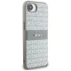 DKNY Mono Stripe & Metal Logo vāciņš priekš iPhone 16e, bēšs
