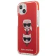 Karl Lagerfeld чехол для iPhone 13 mini Karl&Choupette Head Красный