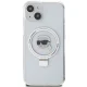 Чехол Karl Lagerfeld для iPhone 15 Magsafe Ringstand, белый