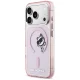 Karl Lagerfeld IML Peekaboo MagSafe Case for iPhone 17 Pro, Pink