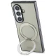 Guess Magnetic Ring Stand vāciņš priekš Samsung Galaxy Z Fold 8 Ultra, bēšs