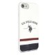 Apple iPhone 8 / 7 / SE (2020) (2022) 4.7\" US Polo Tricolor Pattern Collection Case Cover (USHCI8PCSTRB), White |...