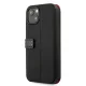 Ferrari FESAXFLBKP13SBK iPhone 13 mini 5.4" black/black book On Track Carbon Stripe