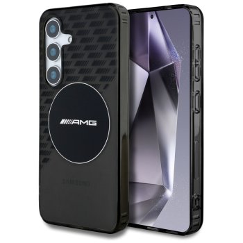 AMG Transparent Rhombs MagSafe vāciņš Samsung Galaxy S25 Black
