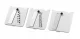 Спиральная овощерезка с 3 лезвиями, белая
