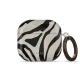 Tech-Protect Lamano Case for Apple AirPods 4 / 5 - Black and Beige