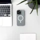Чехол Glitter Case для iPhone 17 с MagSafe, полупрозрачный