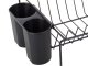 Metal Dish Drainer Rack, Black