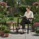 Комплект садовых стульев 2 шт MultiGarden для дачи и террасы сталь HDPE,...